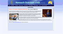 Desktop Screenshot of dulcimer.org.uk