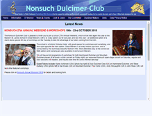 Tablet Screenshot of dulcimer.org.uk